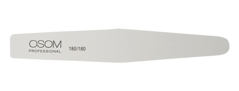 Dildė nagams Osom Professional Diamond Shape, white, 180/180, 1 vnt OSOMP1818, 1/25