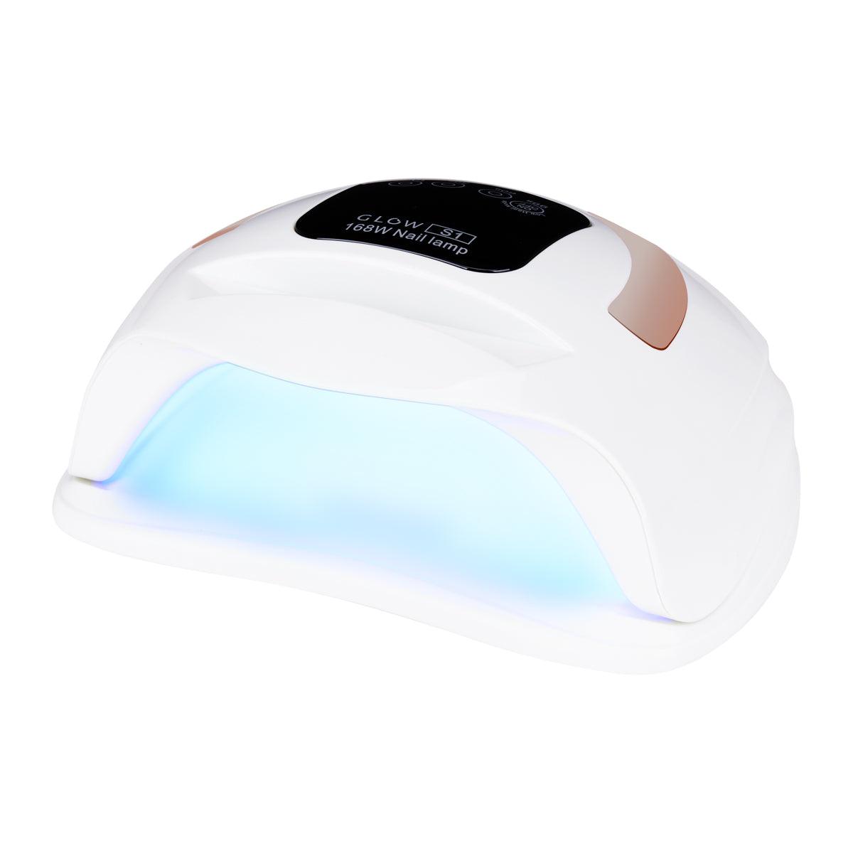 Nagų lempa UV/LED DUAL GLOW S1 168 W, baltai auksinė