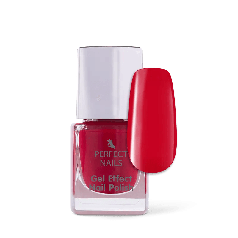 PERFECT NAILS Gel Effect nagų lakas RED 001, 7 ml.