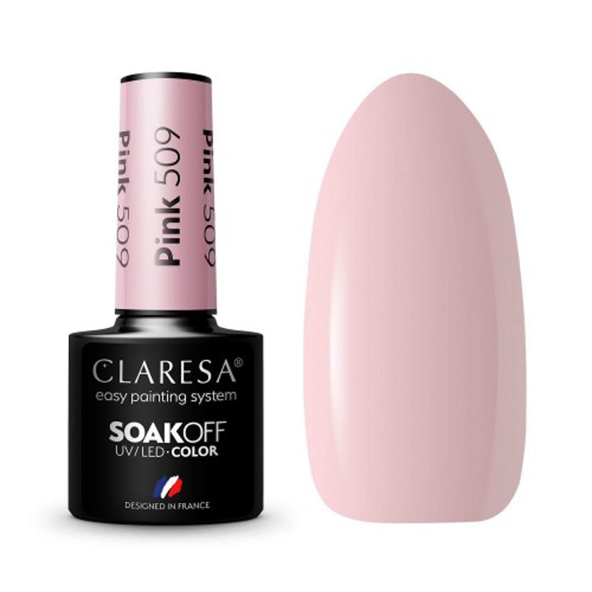 CLARESA hibridinis nagų lakas PINK 509, 5g