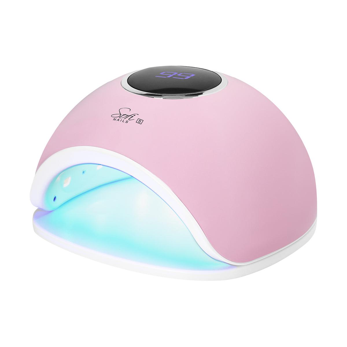 Nagų lempa UV/LED L5 48W SOFI, rožinė