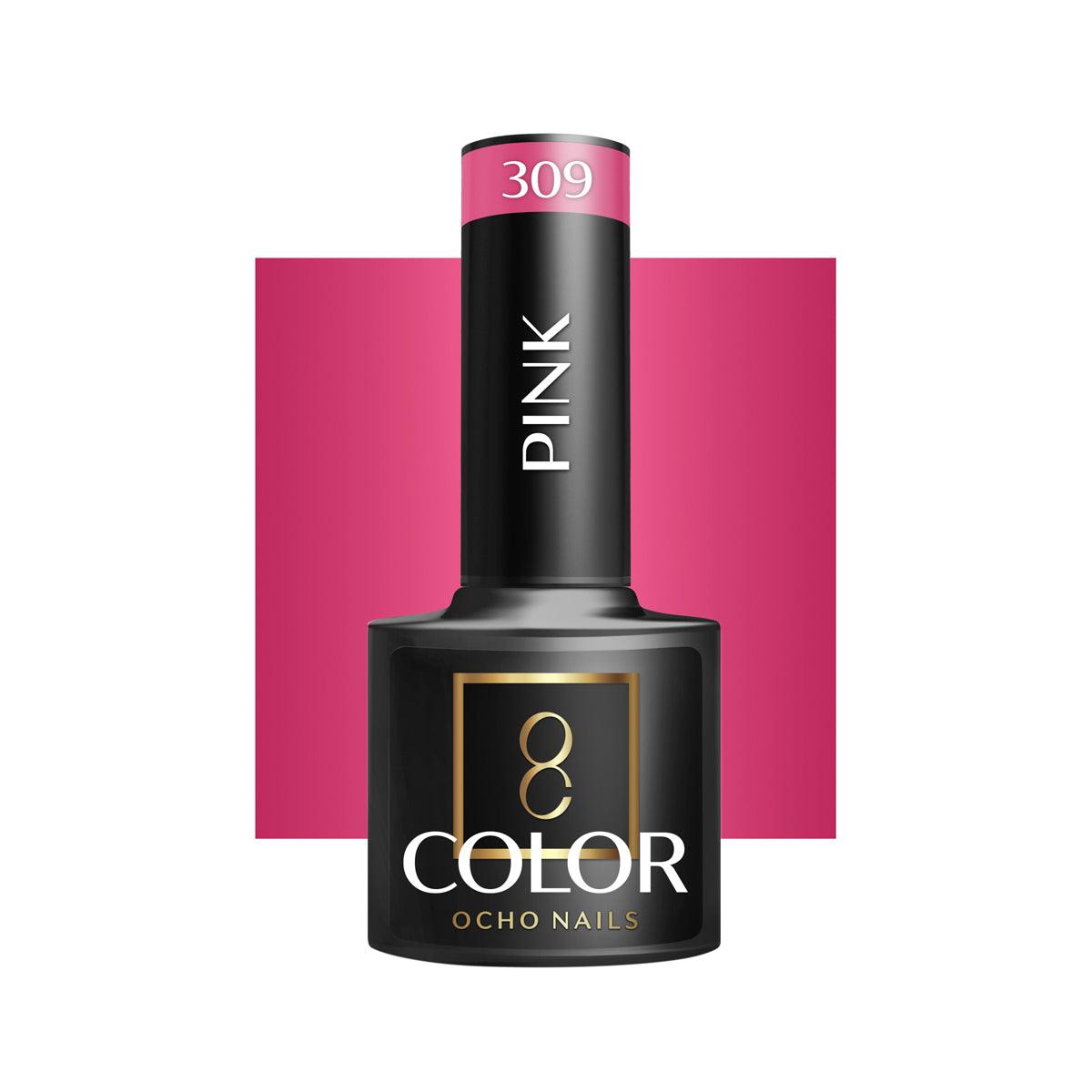 OCHO NAILS hibridinis nagų lakas PINK 309, 5g