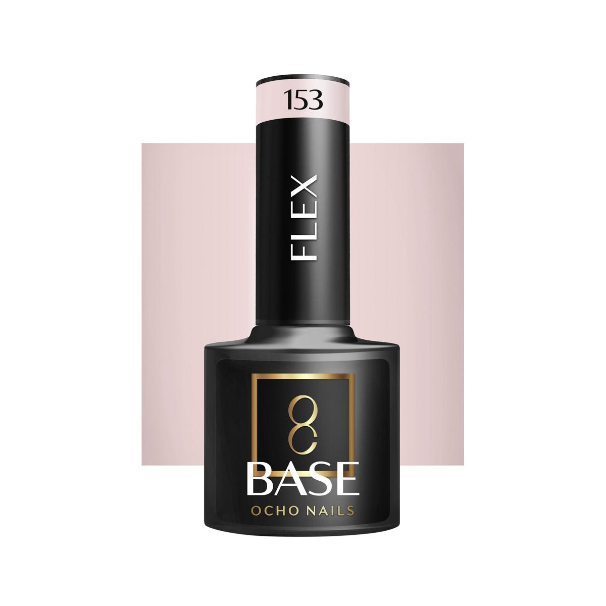 OCHO NAILS hibridinė gelinio lako bazė Flex 153, 5g