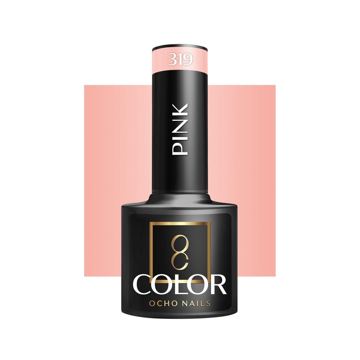 OCHO NAILS hibridinis nagų lakas PINK 319, 5g