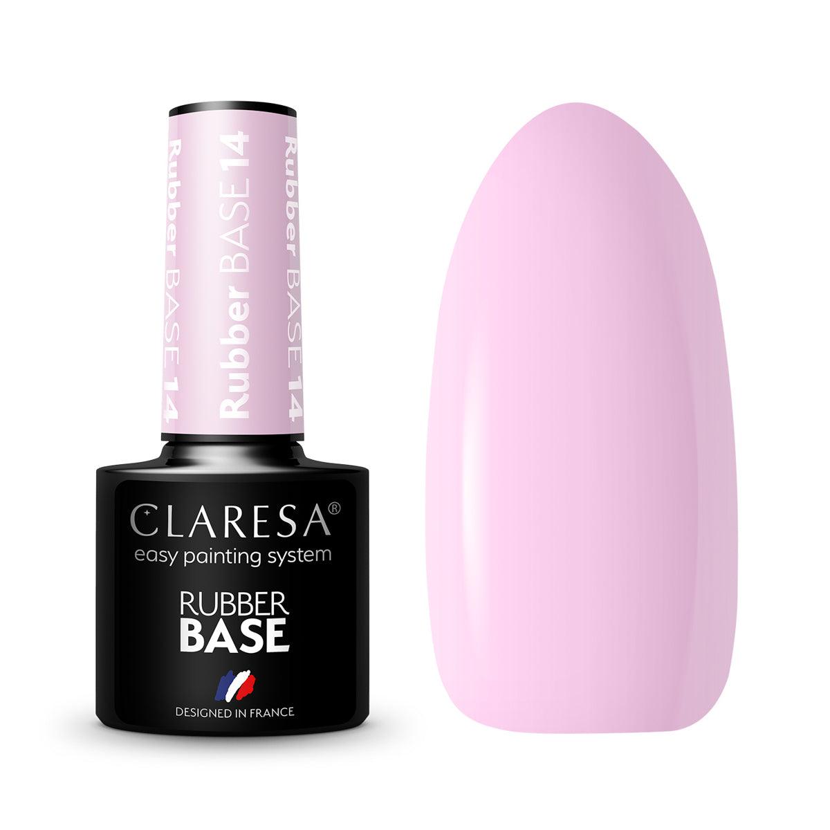 CLARESA gelinio lako kaučiukinė bazė RUBBER BASE 14, 5g
