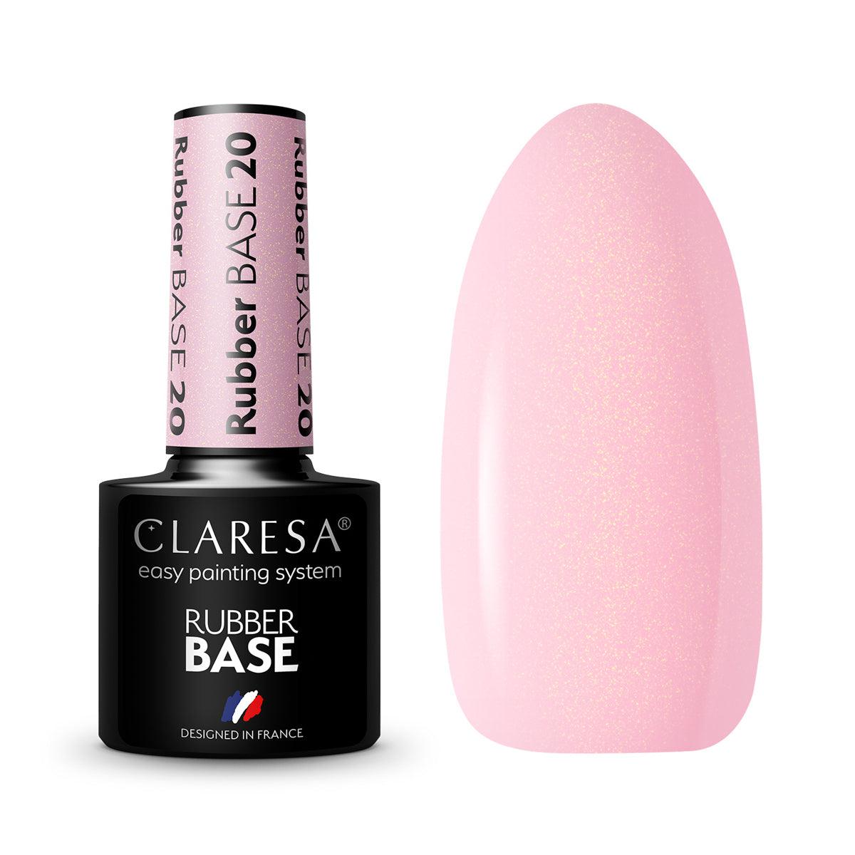 CLARESA gelinio lako kaučiukinė bazė RUBBER BASE 20