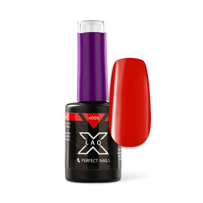 PERFECT NAILS LAQ X gelinis lakas Ferrari Red X006, 8 ml.