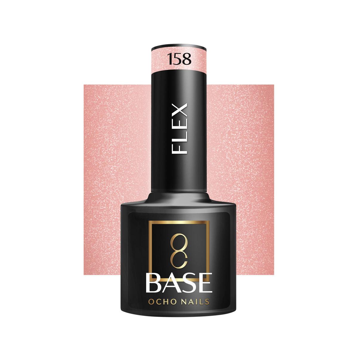 OCHO NAILS hibridinė gelinio lako bazė Flex 158, 5g