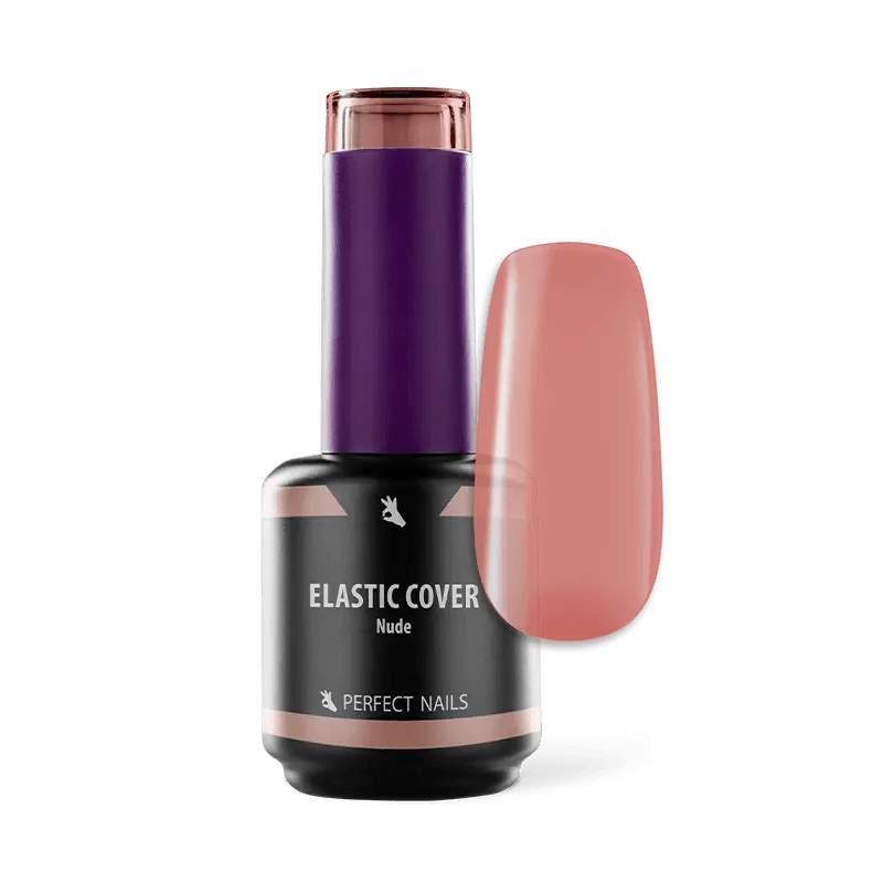 PERFECT NAILS Elastic Cover elastinis dengiamasis gelis NUDE, 15 ml