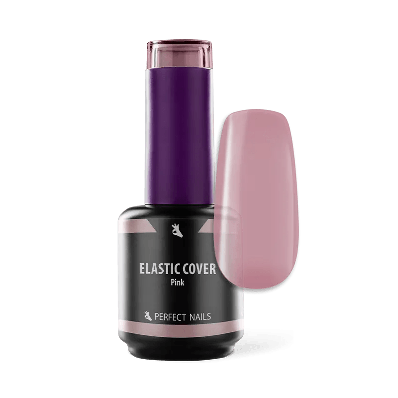 PERFECT NAILS Elastic Cover elastinis dengiamasis gelis PINK, 15 ml.