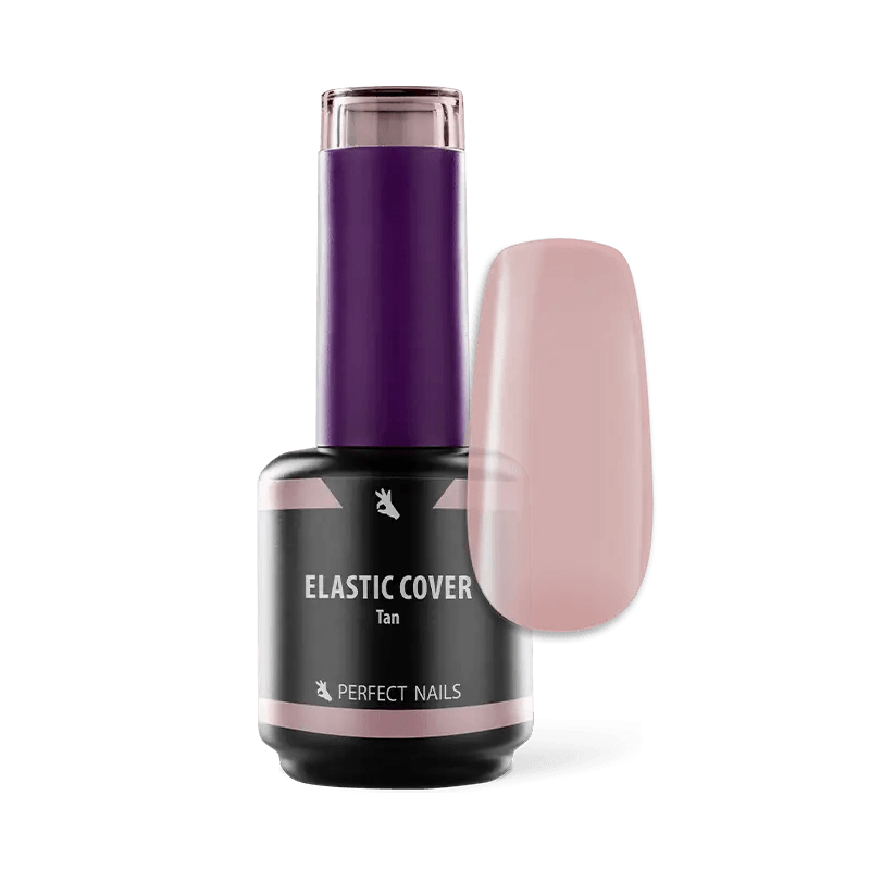 PERFECT NAILS Elastic Cover elastinis dengiamasis gelis TAN, 15 ml