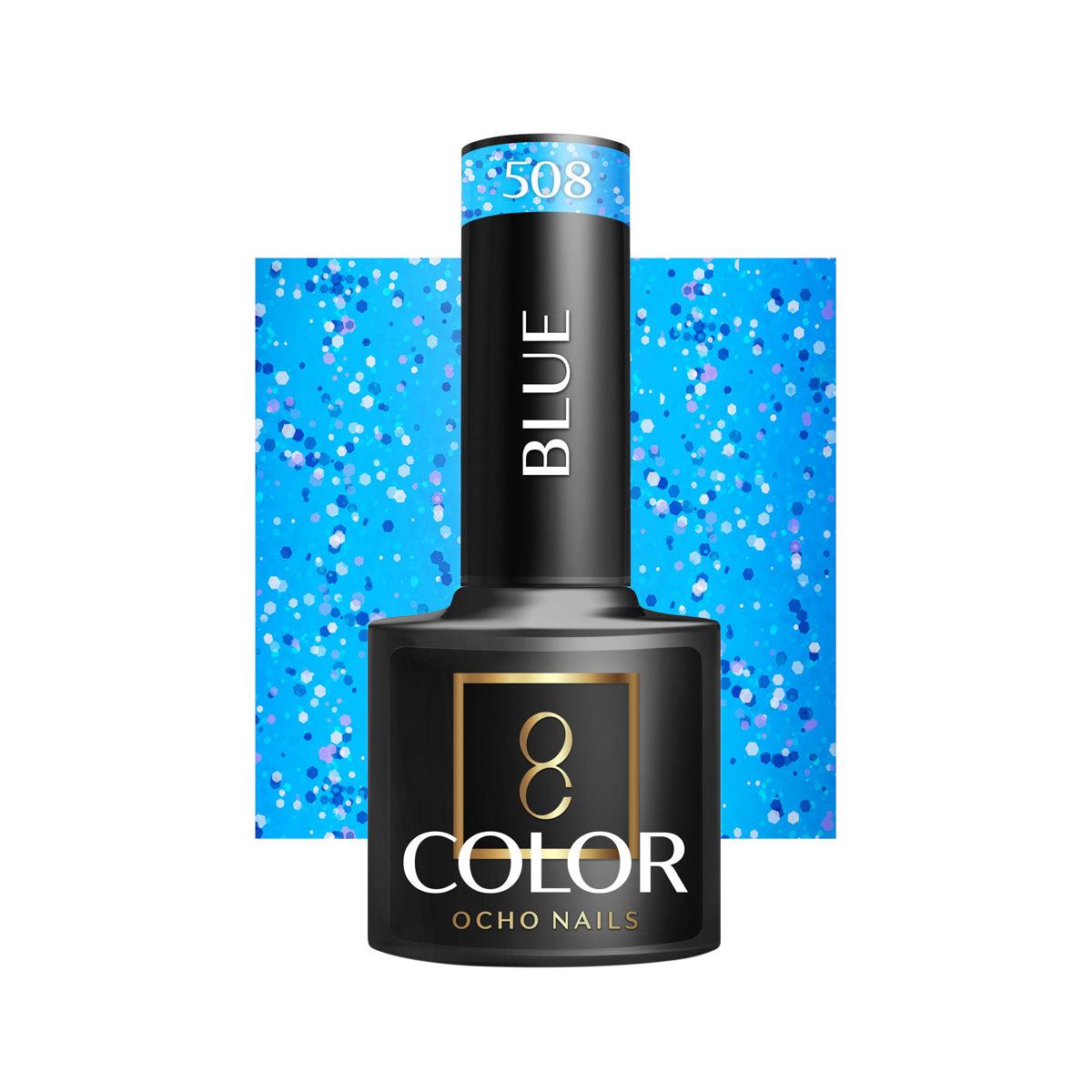 OCHO NAILS hibridinis nagų lakas BLUE 508, 5g