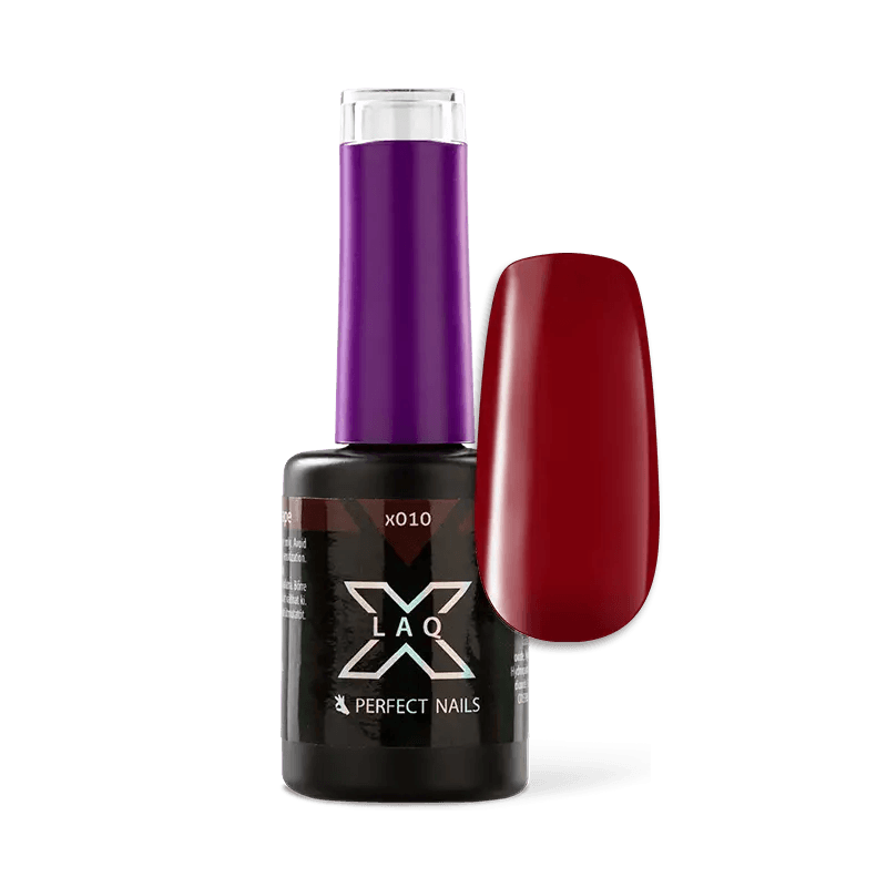 PERFECT NAILS LAQ X gelinis lakas Red Grape X010, 8 ml.