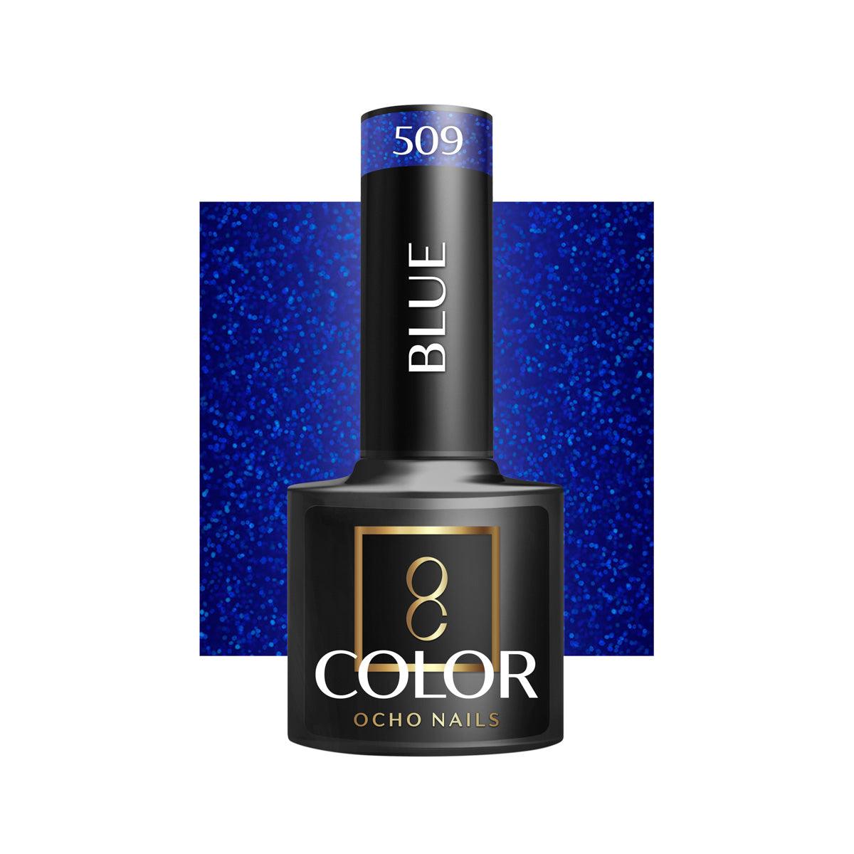 OCHO NAILS hibridinis nagų lakas BLUE 509, 5g