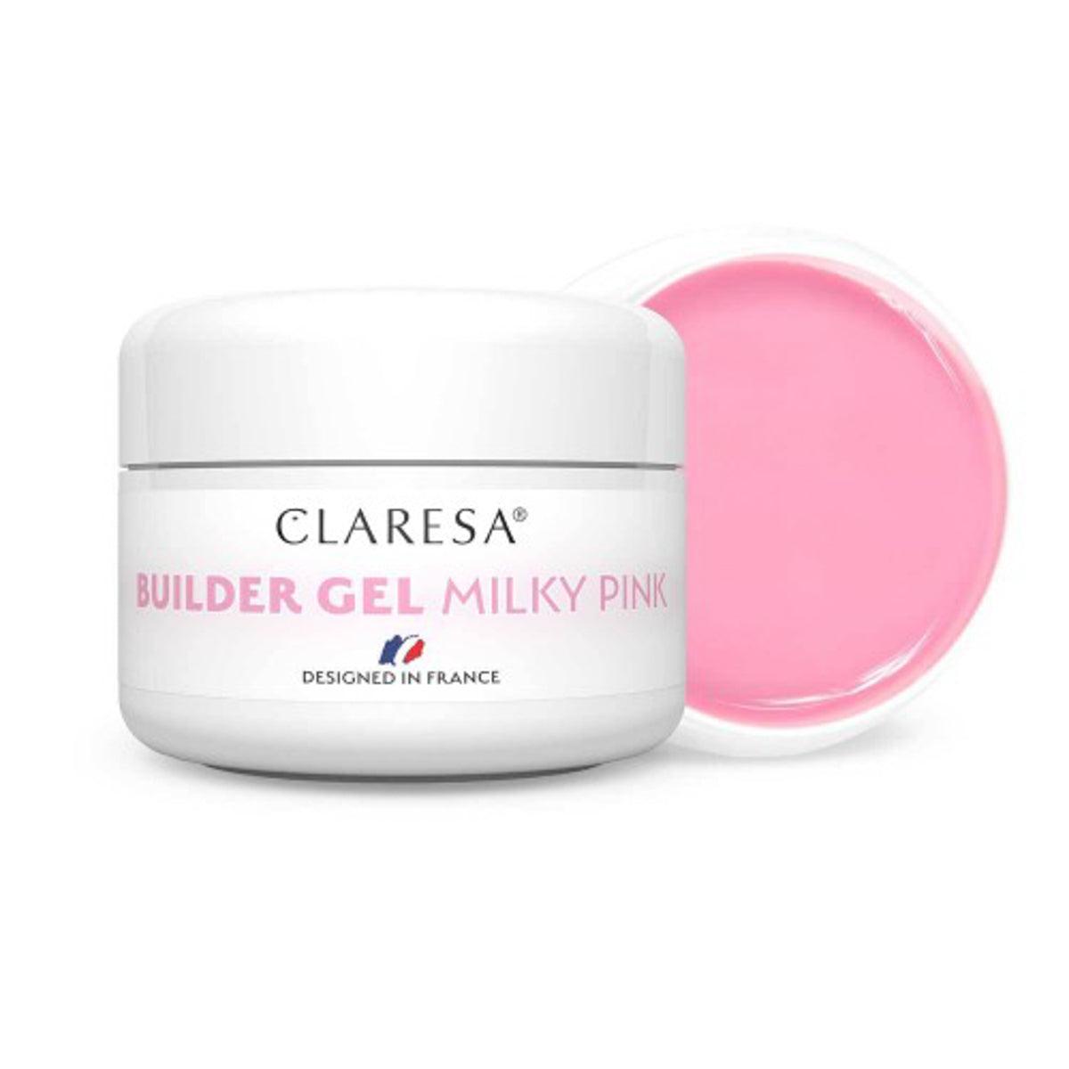 CLARESA priauginimo gelis BUILDER GEL Milky Pink, 25 g.