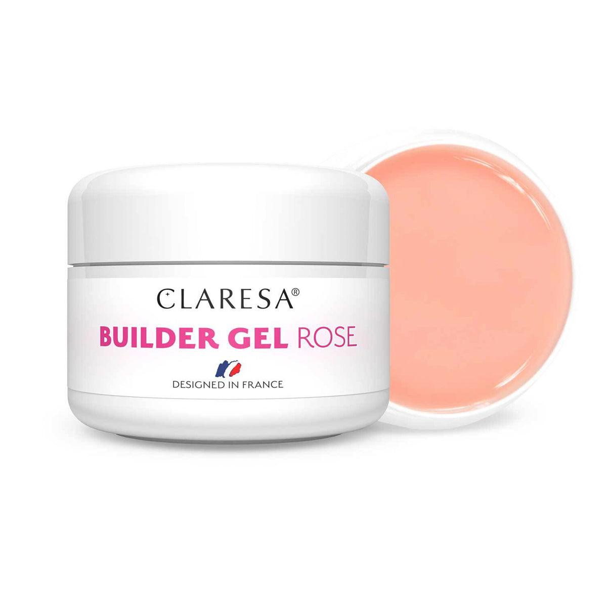 CLARESA priauginimo gelis BUILDER GEL ROSE, 15 g.