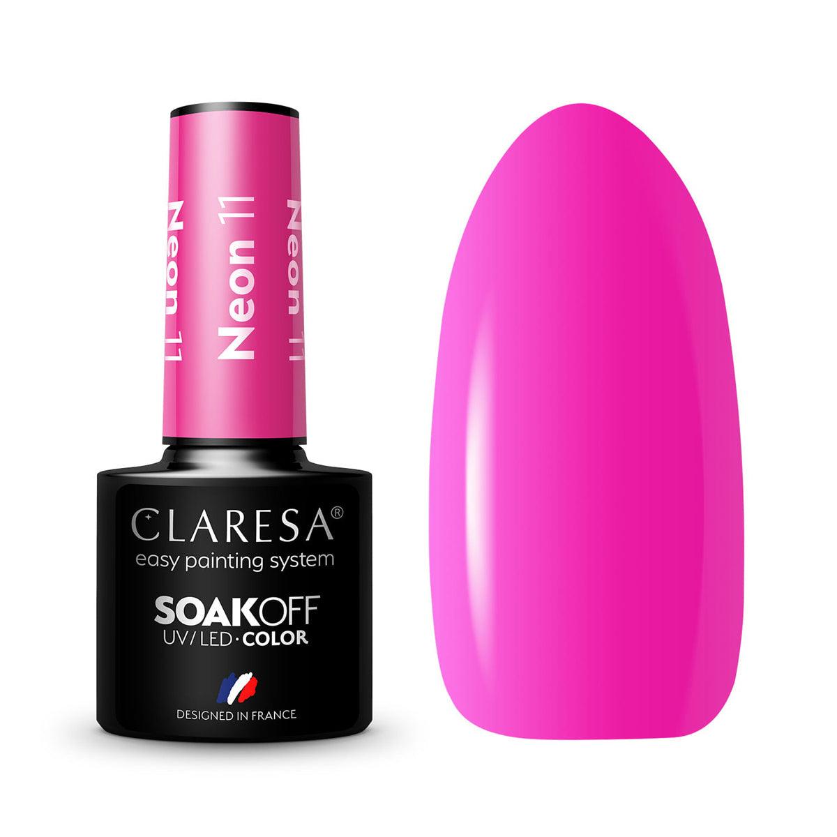 CLARESA hibridinis nagų lakas NEON 11, 5g
