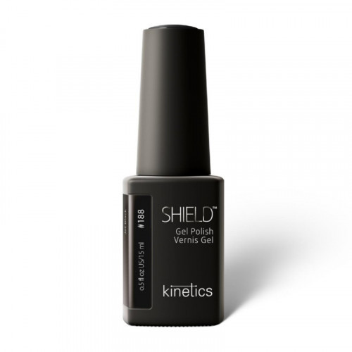 Kinetics Shield Gel Polish Gelinis lakas, Jet Black #188