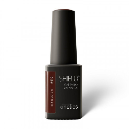 Kinetics Shield Gel Polish Gelinis lakas, Alluring Brown #410