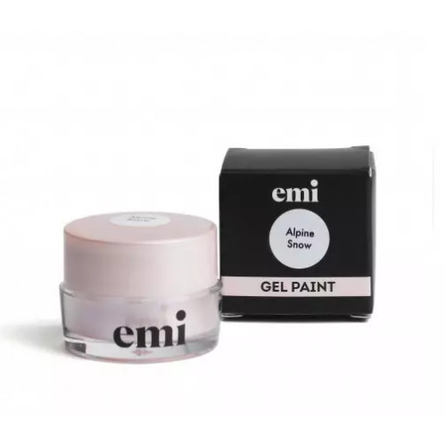 E.Mi Gel Paint Geliniai dažai, Alpine Snow