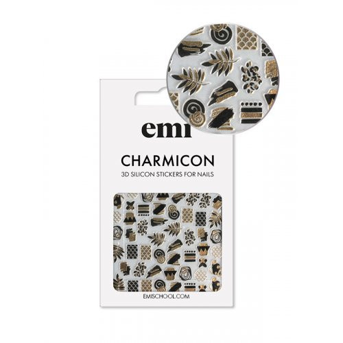 E.Mi Charmicon Silicone Stickers Lipdukai nagams, #187 Accents