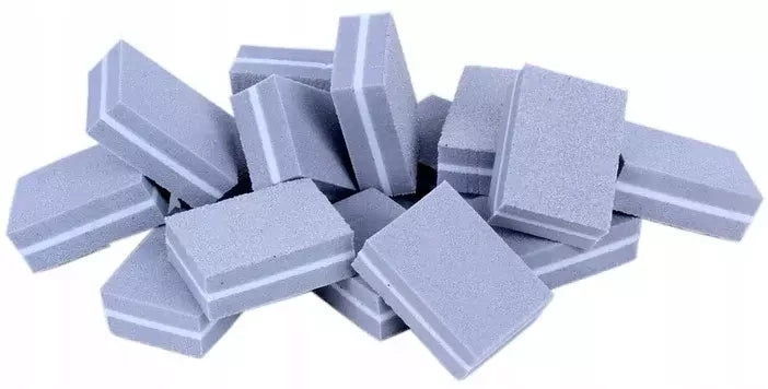 MINI poliravimo bokeliai 100/180, 50 vnt pilki