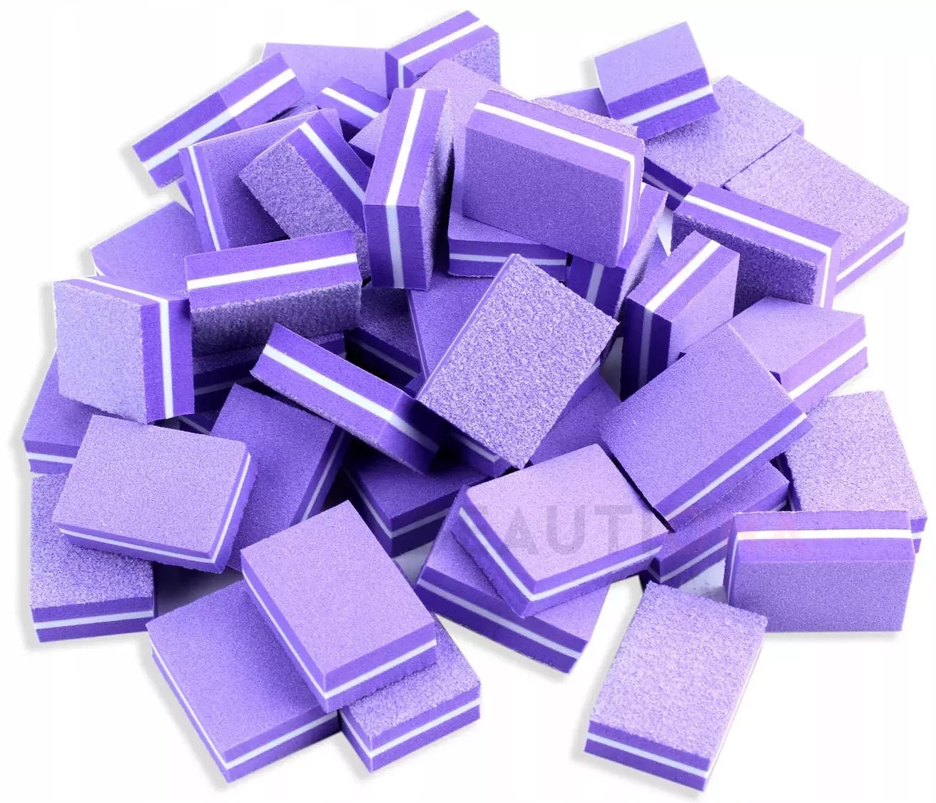 MINI poliravimo bokeliai 180/180, 50 vnt violetiniai