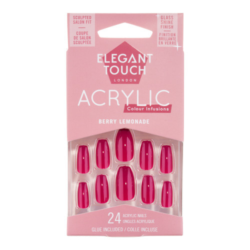 Elegant Touch Acrylic - Spiced Nutmeg Priklijuojami nagai, Berry Lemonade