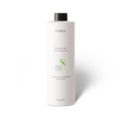 Kinetics Nail Polish Remover Green Lizard with Apricot Scent Beacetonis nagų lako nuemėjas, 900ml