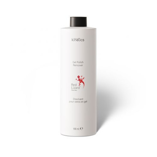 Kinetics Gel Polish Remover Red Lizard with Aloe Vera Alavijų kvapo gelio lako valiklis, 900ml