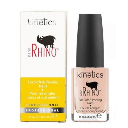 Kinetics Nano Rhino Soft & Peeling Stipriklis minkštiems nagams, 15ml