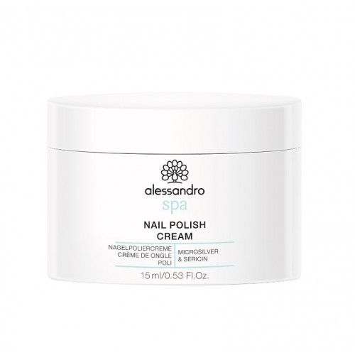Alessandro SPA Nail Polish Cream Nagų kremas su sidabru, 15ml