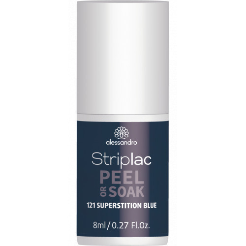 Alessandro Striplac Peel Or Soak Nagų lakas, 121 Superstition Blue