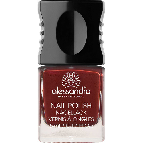 Alessandro Nail Polish Nagų lakas, 124 Shiny Aubergine