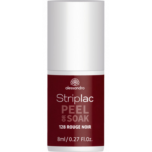 Alessandro Striplac Peel Or Soak Nagų lakas, 128 Rouge Noir