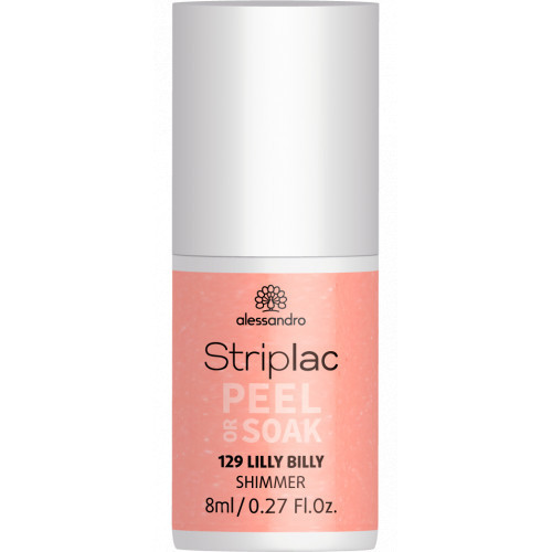 Alessandro Striplac Peel Or Soak Nagų lakas, 129 Lilly Billy - Shimmer