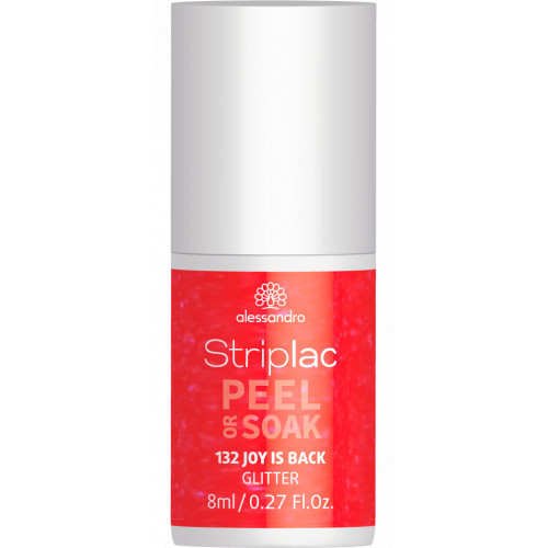 Alessandro Striplac Peel Or Soak Nagų lakas, 132 Joy Is Back - Glitter