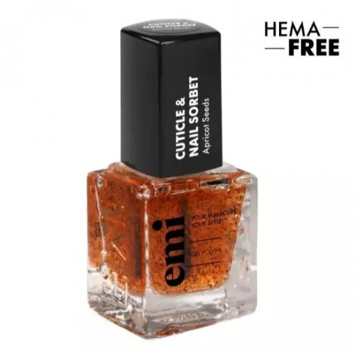 E.Mi Cuticle & Nail Sorbet Conditioning Cuticle Scrub Kondicionuojantis odelių šveitiklis, 9ml