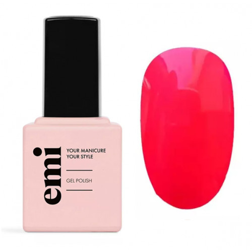 E.Mi E.MiLac Color Gel Polish Gelinis nagų lakas, 048 Bubble Gum