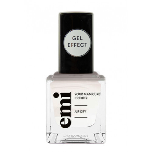 E.Mi Nail Polish Gel Effect Nagų lakas, Cloud Dancer