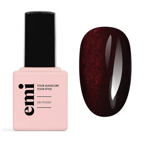E.Mi E.MiLac Color Gel Polish Gelinis nagų lakas, 228 Passion Cherry