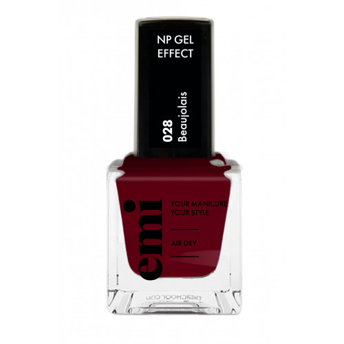 E.Mi Nail Polish Gel Effect Nagų lakas, Beaujolais