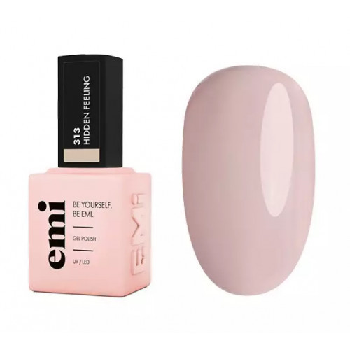 E.Mi E.MiLac Color Gel Polish Gelinis nagų lakas, 313 Hidden Feeling