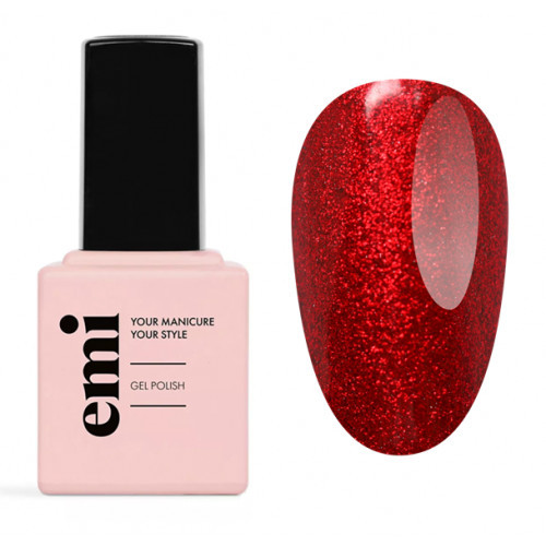 E.Mi E.MiLac Color Gel Polish Gelinis nagų lakas, 328 Fire Opal