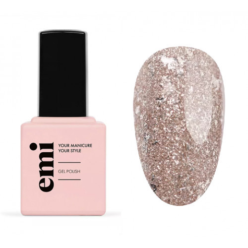 E.Mi E.MiLac Color Gel Polish Gelinis nagų lakas, 332 Gold Charm