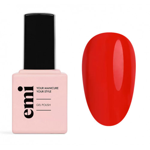 E.Mi E.MiLac Color Gel Polish Gelinis nagų lakas, 339 I'm Fire