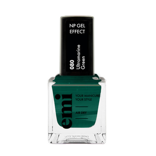 E.Mi Nail Polish Gel Effect Nagų lakas, Ultramarine Green