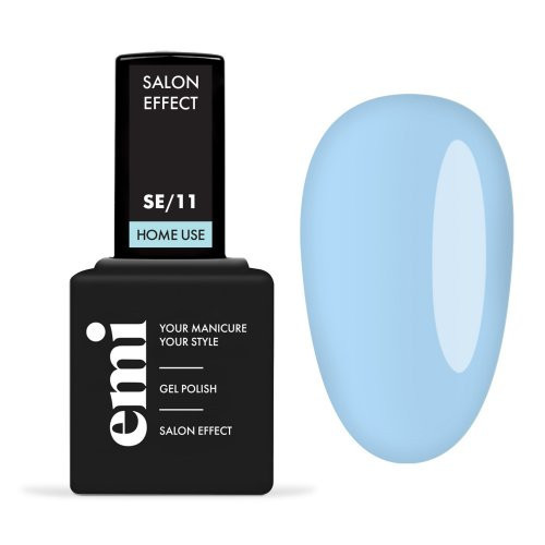 E.Mi E.MiLac Salon Effect Gel Nail Polish Gelinis nagų lakas, 11 Turquoise