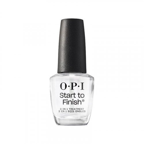 OPI Start to Finish 3-in-1 Treatment Daugiafunkcė nagų priežiūros priemonė, 15ml