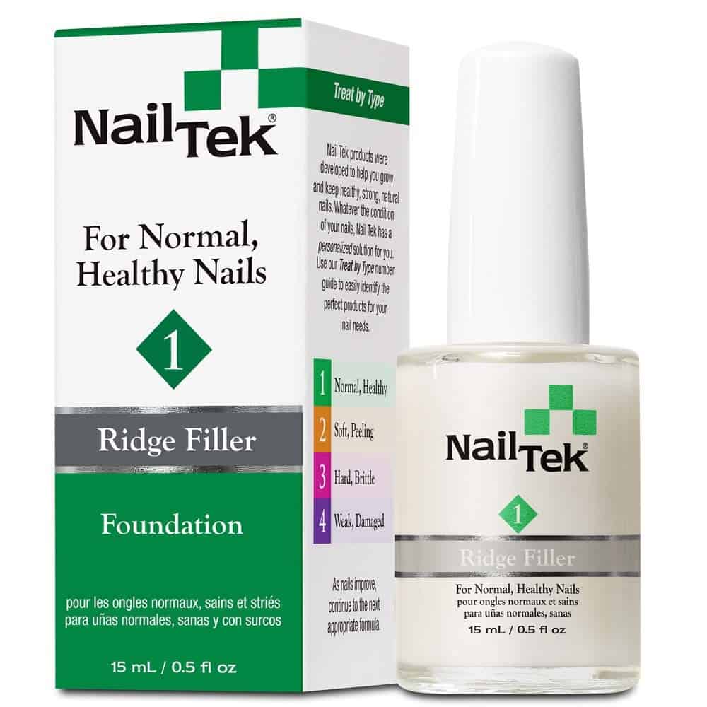 Nail Tek I nagų lakas išlyginantis nagų plokštelę 15ml.